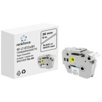 Labeltape Renkforce RF-LT-BTZe261 Compatibel vervangt Brother TZe-261 36 mm Tapekleur: Wit Tekstkleur: Zwart 8 m - thumbnail