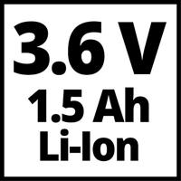 Einhell TC-CG 3,6/1 Li Accu-lijmpistool Incl. accessoires 7 mm 3.6 V 1 stuk(s) - thumbnail