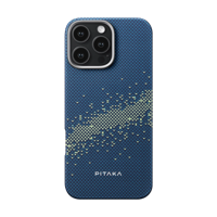 Pitaka Tactile woven hoesje iPhone 16 Pro Max - Milky Way Galaxy - thumbnail