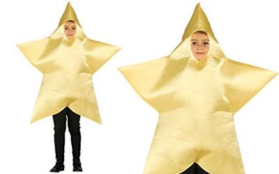Gouden Kerstster Kostuum Kind