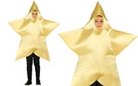 Gouden Kerstster Kostuum Kind - thumbnail