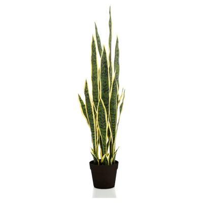 Emerald kunstplant in kunststof pot sanseveria 97 cm