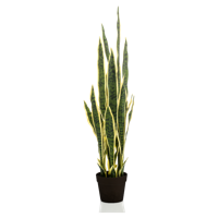 Emerald kunstplant in kunststof pot sanseveria 97 cm - thumbnail