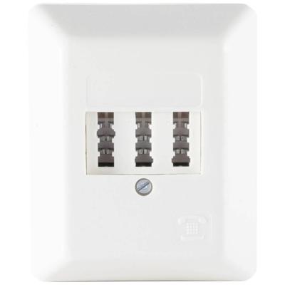 Shiverpeaks BS74050W Telefoonaansluitdoos Telefoon Opbouw (op muur) Wit