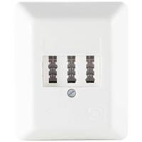 Shiverpeaks BS74050W Telefoonaansluitdoos Telefoon Opbouw (op muur) Wit - thumbnail