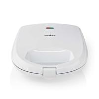 Nedis KASM110FWT Sandwich Maker 700 W 20.5 X 12 Cm Automatische Temperatuurregeling Abs - thumbnail