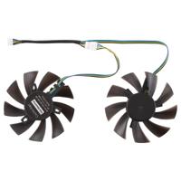 DC 12V 0.5A 4 Pin vrouwelijke desktopcomputer Radiator Cooling Fan CPU koelventilator Diameter: 8.5 mm paren - thumbnail