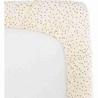 Inbakerhoeslaken - DOMIVA - 60x120 cm - Polka dots - Katoengaas - thumbnail