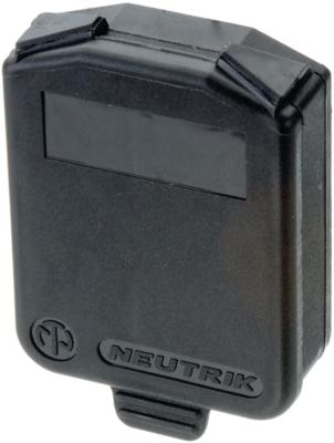 Neutrik SCDX Afdekkapje zwart