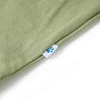 Kindershirt met doelprint 104 lichtkakikleurig - thumbnail