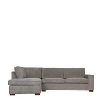 WOOOD Hoekbank 'Thomas' Links, kleur Groengrijs - thumbnail