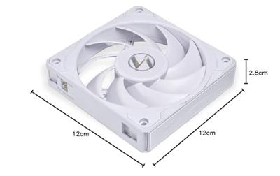 Lian Li UNI FAN P28 120mm, 1-pack, White , PWM Lian Li UNI FAN P28 120mm, 1-pack, White , PWM