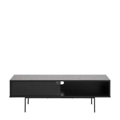 Bendt TV-meubel 'Mick' 140cm, kleur Zwart Bendt TV-meubel 'Mick' 140cm, kleur Zwart