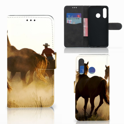Huawei P30 Lite (2020) | Telefoonhoesje | Met pasjeshouder | Design Cowboy