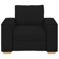 Sofa Stoel Zwart 60 cm Stof - thumbnail