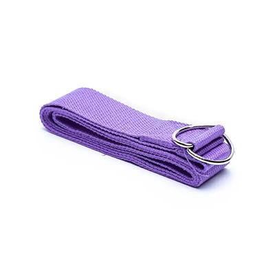 Yoga Riem D-ring Lichtpaars Katoen - 183 x 4 cm Yoga Riem D-ring Lichtpaars Katoen - 183 x 4 cm
