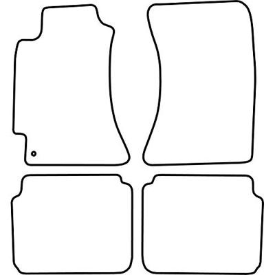 Automatten passend voor Subaru Legacy 1999-2004 TMSB512