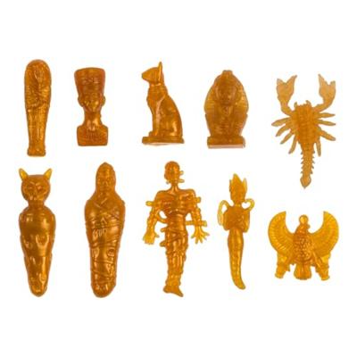 Opgravingsset mummie - 10 mummies - 8 x 9,5 cm - met hamer en borstel