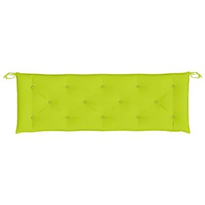 VidaXL Tuinbankkussens 2 st 150x50x7 cm oxford stof heldergroen