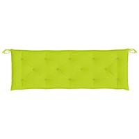 VidaXL Tuinbankkussens 2 st 150x50x7 cm oxford stof heldergroen - thumbnail