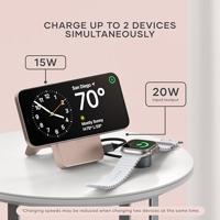 Satechi OntheGo magnetische Qi2 Powerbank met Stand (10.000mAh/20W) - Desert Rose - thumbnail