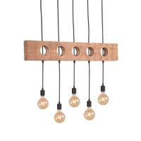 LABEL51 Hanglamp 'Timber', Mangohout, 145cm - thumbnail
