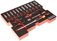 Stanley handgereedschap FMHT0-74295 FatMax Tstak Insert Doppenset 1/4" 48-delig - FMHT0-74295 - thumbnail