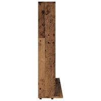 Cd-kast 100x23x89,5 cm bewerkt hout oud houtkleurig - thumbnail