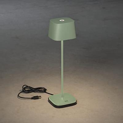 Konstsmide 7814-630 Capri LED-accutafellamp Groen-grijs