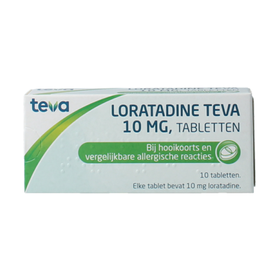 Teva Loratadine 10mg 10 Tabletten