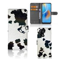OPPO A74 4G | Telefoonhoesje | Met pasjeshouder | Koeienvlekken - thumbnail