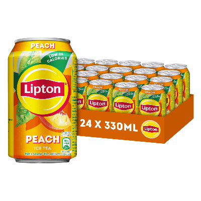 Frisdrank Lipton Ice Tea peach blik 330ml | 24 stuks