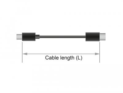 Delock 85658 DisplayPort-kabel DisplayPort Aansluitkabel DisplayPort-stekker 1 m Zwart Vergulde steekcontacten, Verdraaid, Afgeschermd (drievoudig), 4K UHD, 8K