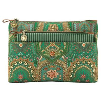 Pip Studio Pip Studio Caryn Cosmetic Bags Combi Jabali Green 26x7.5x18cm/22x1x13cm