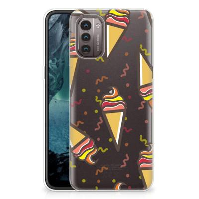 Nokia G21 | G11 | Siliconen Case | Icecream