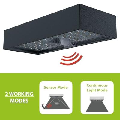 Wandlamp Velamp TEGEL Zwart Polycarbonaat 6 W 800 lm (4000 K)