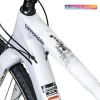 Unleazhed Unscratch - Frame protection film Gravelbike BPG01 Forest black - thumbnail