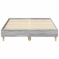 Bedframe zonder matras 140x190 cm spaanplaat grijs sonoma - thumbnail
