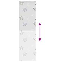 Doucherolgordijn met cassette 70x240 cm stofbreedte 66 cm - thumbnail