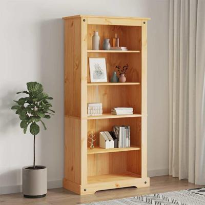 Boekenkast met 5 planken Corona-stijl 80x40x170 cm grenenhout