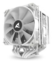 Sharkoon a60 rgb cpu-koeler (wit, 4-pins pwm fan-connector) - thumbnail