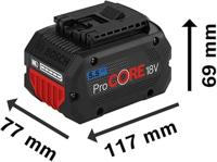 Bosch Professional ProCORE18V 5.5Ah GAL 1880 CV 1600A0214C Accu en acculader voor gereedschap 18 V 5.5 Ah Li-ion - thumbnail