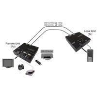VALUE KVM Extender over Cat.5e/6, HDMI, 4 x USB - thumbnail