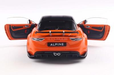 Solido Auto Renault Alpine A110 RADIALE oranje kobalt Kant-en-klaar model Personenauto (model)