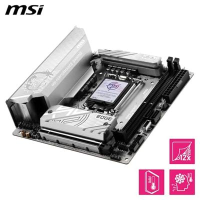 MSI MPG B860I EDGE TI WIFI moederbord Intel B860 LGA 1851 (Socket V1) mini ITX MSI MPG B860I EDGE TI WIFI moederbord Intel B860 LGA 1851 (Socket V1) mini ITX