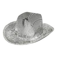 Hoed Groovy zilver - thumbnail