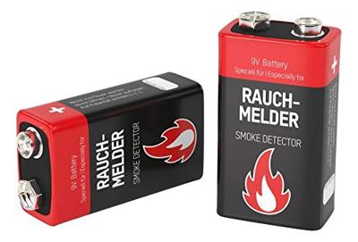 Ansmann Rauchmelderbatterie 9V batterij (blok) Alkaline 550 mAh 9 V 2 stuk(s)