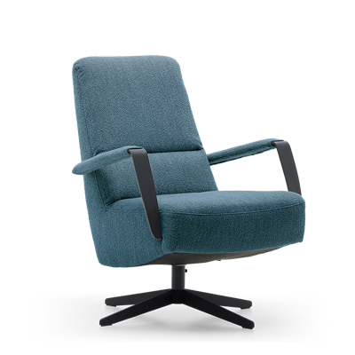 Fauteuil X-108 Blauw Stof Fauteuil X-108 Blauw Stof