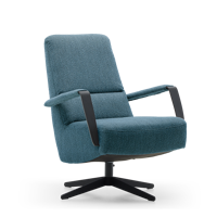 Fauteuil X-108 Blauw Stof - thumbnail