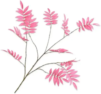 Silk-ka kunsttak blad 159cm roze